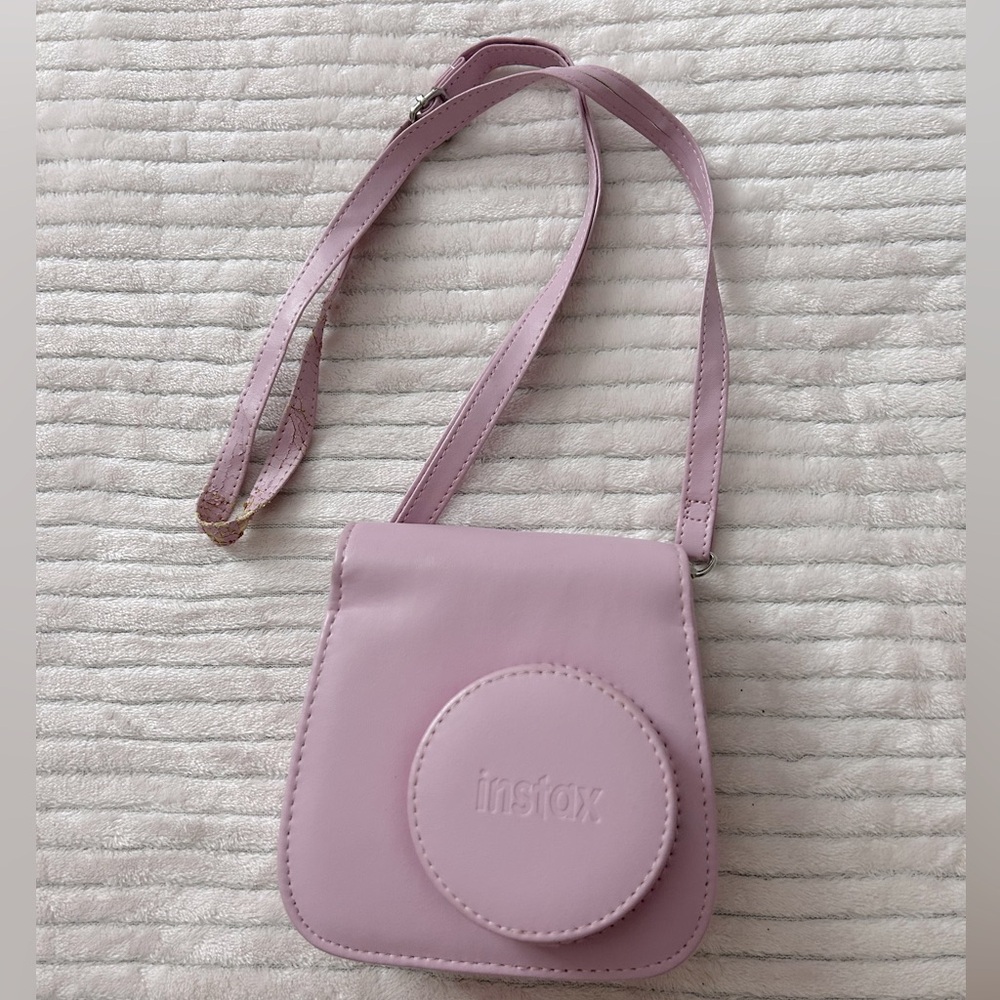 Instax Polaroid camera case/holder w/ strap